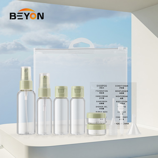 Cosmetic Shampoo Leakproof Travel Bottles Set travel Toiletry Bottle Pack Travel Set Kit