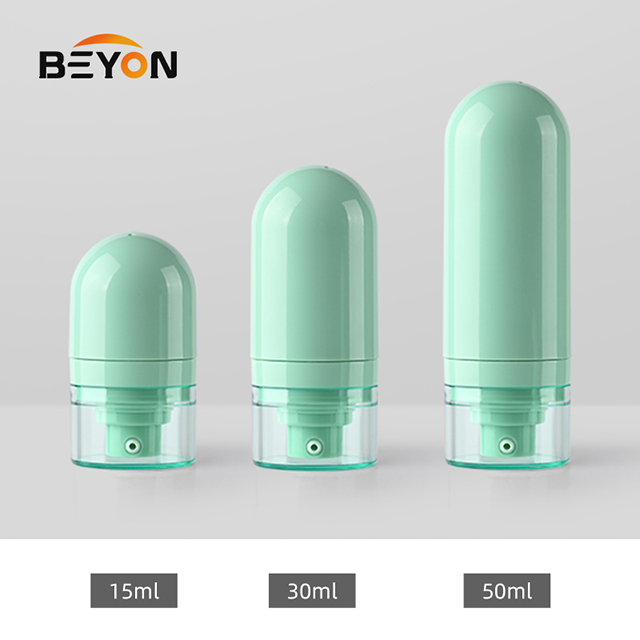 15ML 30ML 50ML ABS Cosmetic Packaging Customized Color Cosmetic Airless Bottle