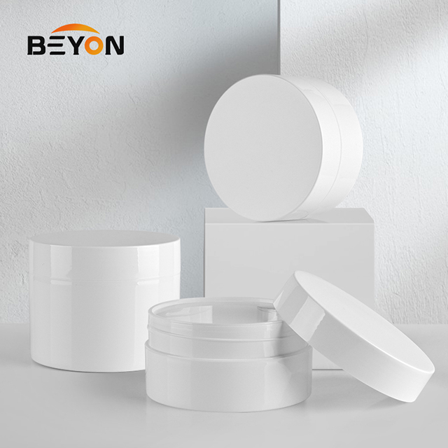 PP Plastic 300ml 500ml cosmetic jar for cream cosmetic packaging containers