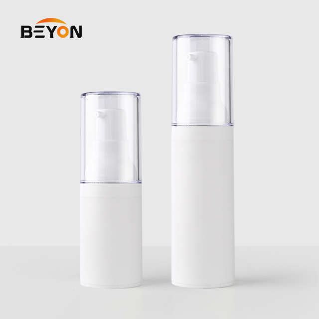 Airless lotion bottle pump bottle 15ml 30ml 50ml Hot selling Custom logos cosmetic packaging