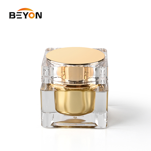 Luxury Acrylic Bottles and Jars Plastic Packaging Lotion Bottle for Cosmetics