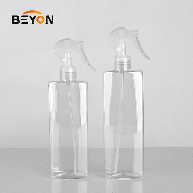 Customized 310ml disinfectant trigger spray bottle, mouse spray bottle, PET plastic garden flower watering bottle